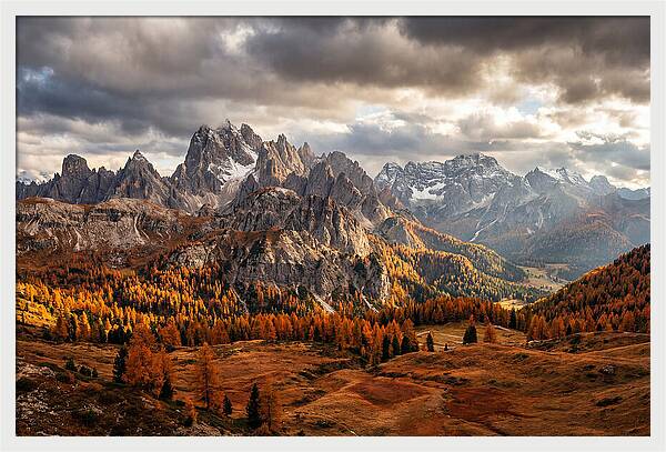 Dolomites In Autumn Splendor