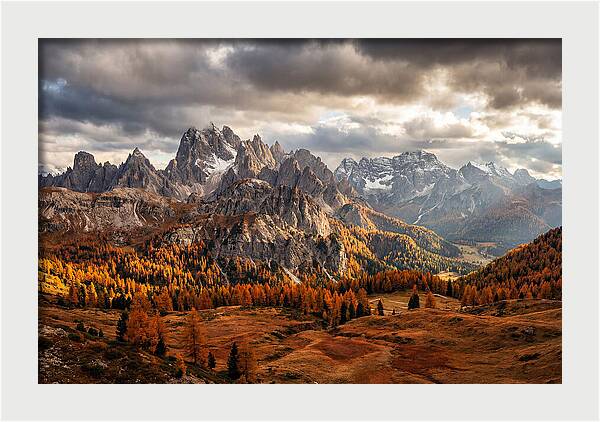 Dolomites In Autumn Splendor