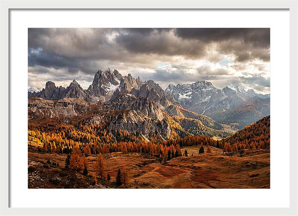 Dolomites In Autumn Splendor