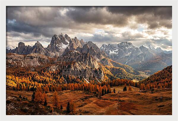 Dolomites In Autumn Splendor