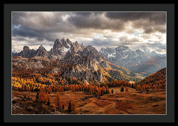 Dolomites In Autumn Splendor