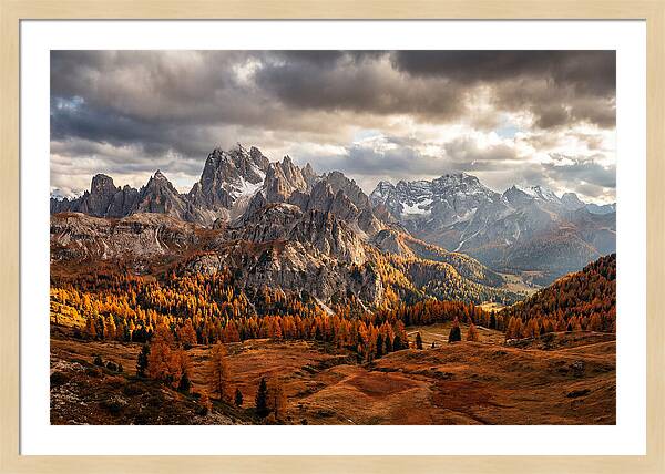 Dolomites In Autumn Splendor