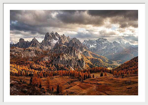 Dolomites In Autumn Splendor