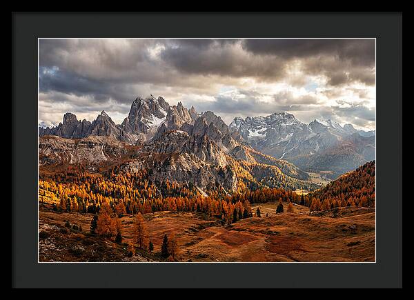 Dolomites In Autumn Splendor