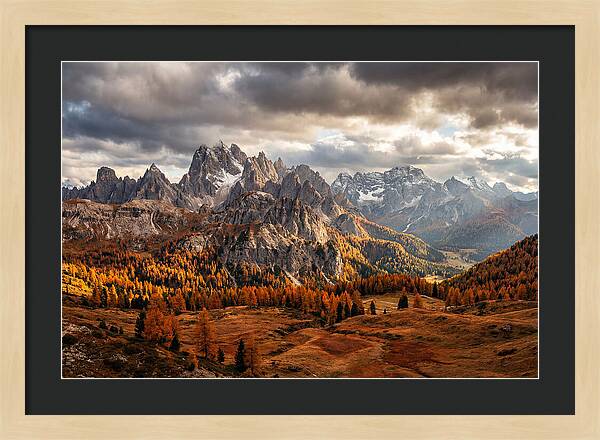 Dolomites In Autumn Splendor
