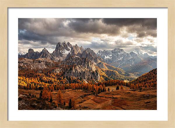 Dolomites In Autumn Splendor