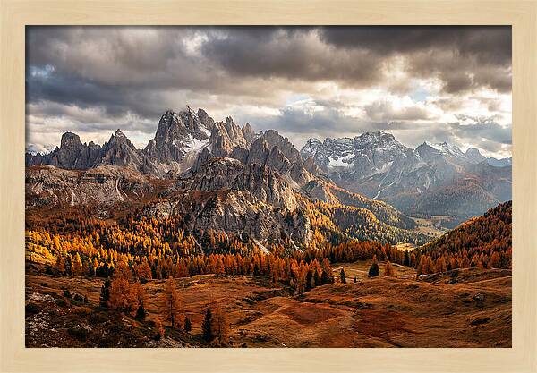 Dolomites In Autumn Splendor
