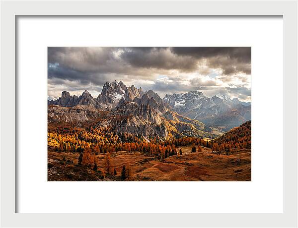 Dolomites In Autumn Splendor
