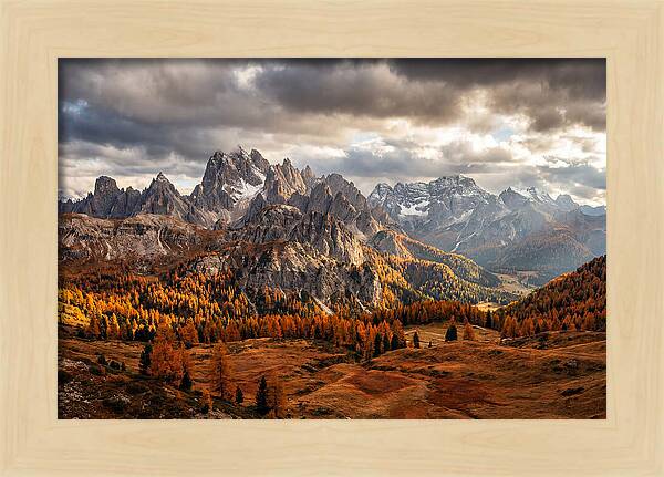 Dolomites In Autumn Splendor