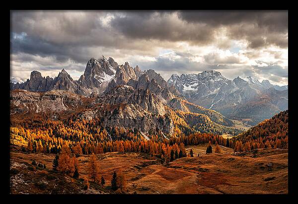 Dolomites In Autumn Splendor