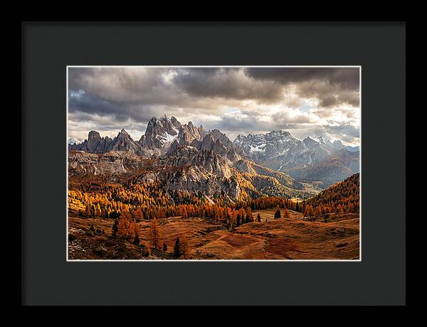 Dolomites In Autumn Splendor
