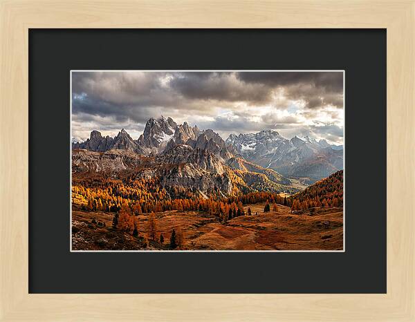 Dolomites In Autumn Splendor