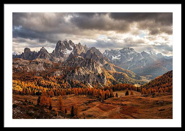 Dolomites In Autumn Splendor