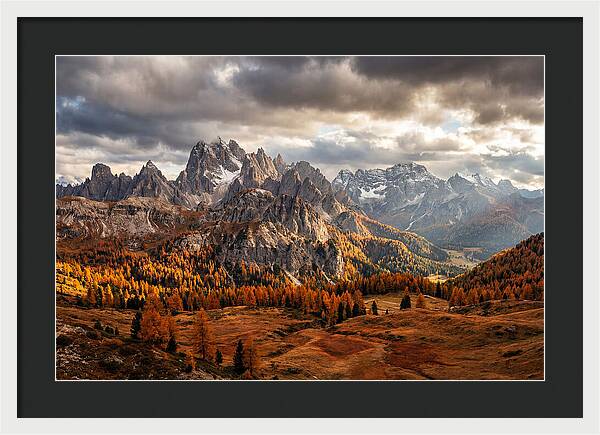 Dolomites In Autumn Splendor
