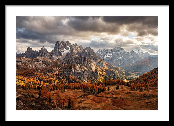 Dolomites In Autumn Splendor