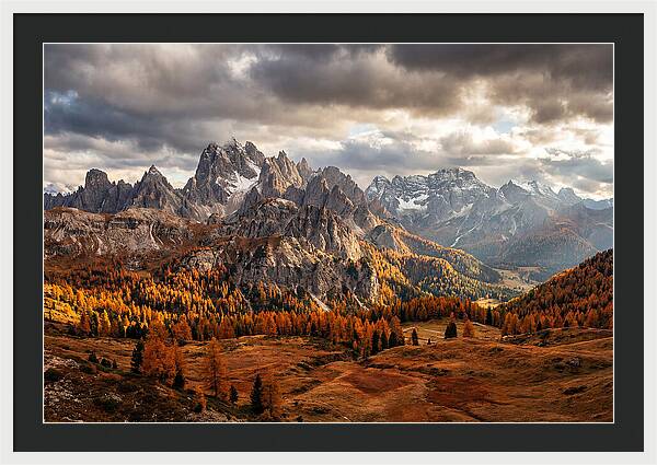 Dolomites In Autumn Splendor