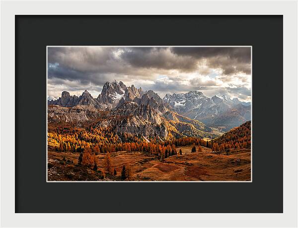 Dolomites In Autumn Splendor