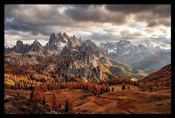 Dolomites In Autumn Splendor