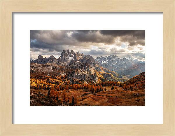 Dolomites In Autumn Splendor
