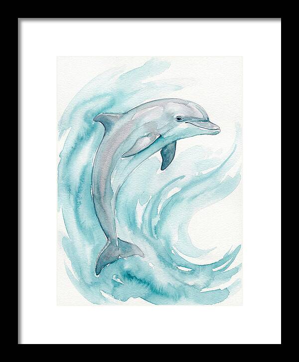 Dolphin Dance Under Waves