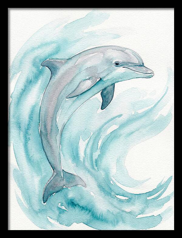 Dolphin Dance Under Waves