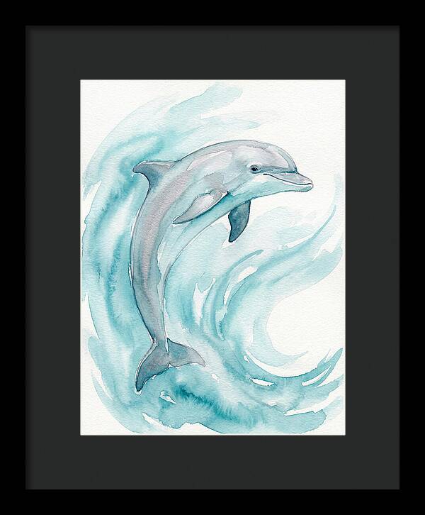 Dolphin Dance Under Waves