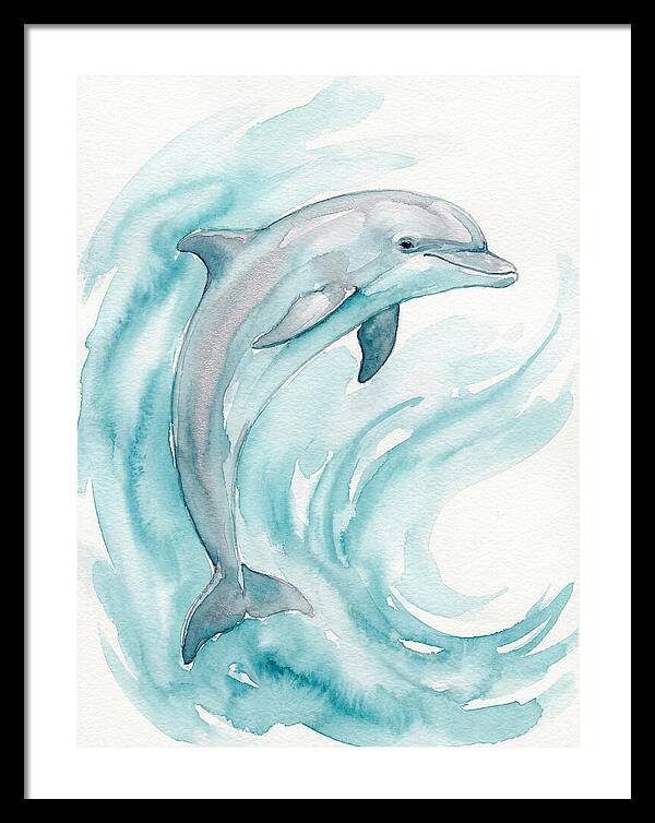 Dolphin Dance Under Waves