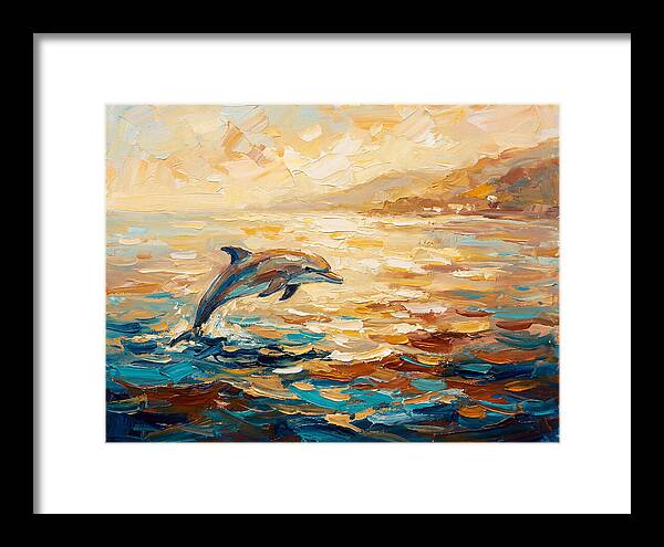 Dolphin Dancing In The Mediterranean