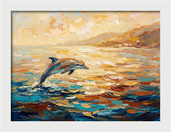 Dolphin Dancing In The Mediterranean