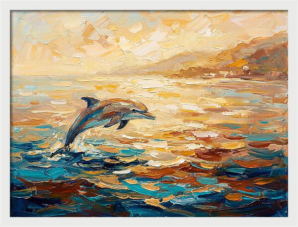 Dolphin Dancing In The Mediterranean
