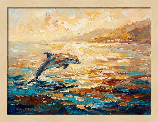 Dolphin Dancing In The Mediterranean