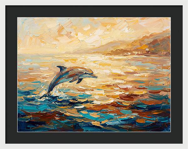 Dolphin Dancing In The Mediterranean