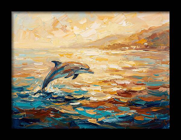 Dolphin Dancing In The Mediterranean