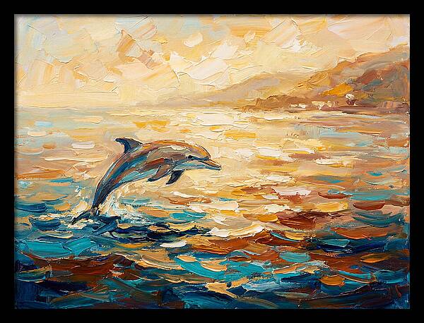 Dolphin Dancing In The Mediterranean