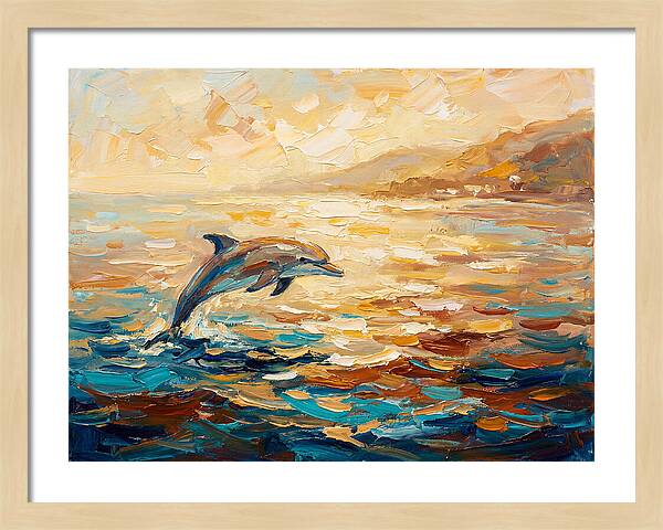 Dolphin Dancing In The Mediterranean