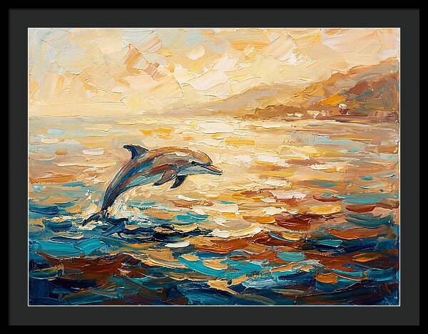 Dolphin Dancing In The Mediterranean