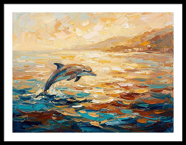 Dolphin Dancing In The Mediterranean