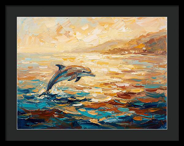 Dolphin Dancing In The Mediterranean