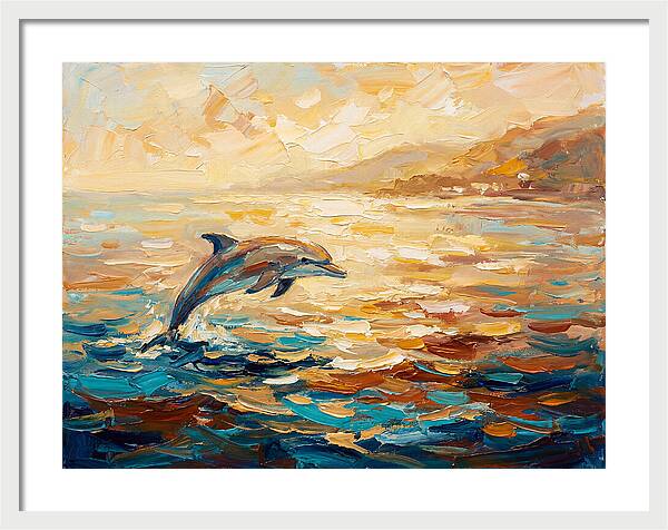 Dolphin Dancing In The Mediterranean