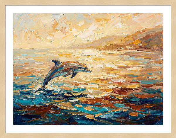 Dolphin Dancing In The Mediterranean