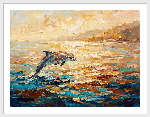 Dolphin Dancing In The Mediterranean