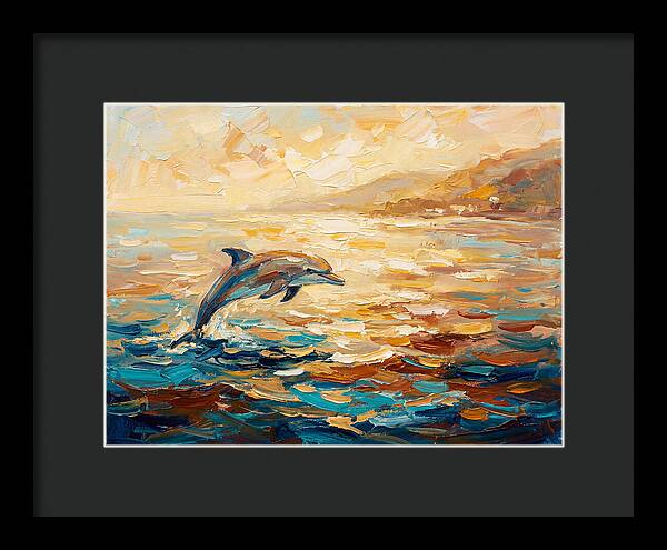 Dolphin Dancing In The Mediterranean