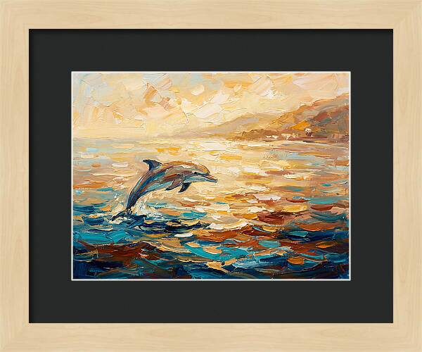 Dolphin Dancing In The Mediterranean