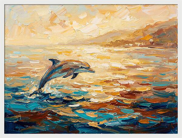 Dolphin Dancing In The Mediterranean