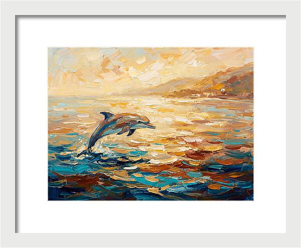 Dolphin Dancing In The Mediterranean