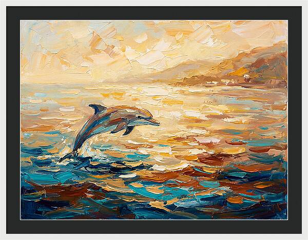 Dolphin Dancing In The Mediterranean