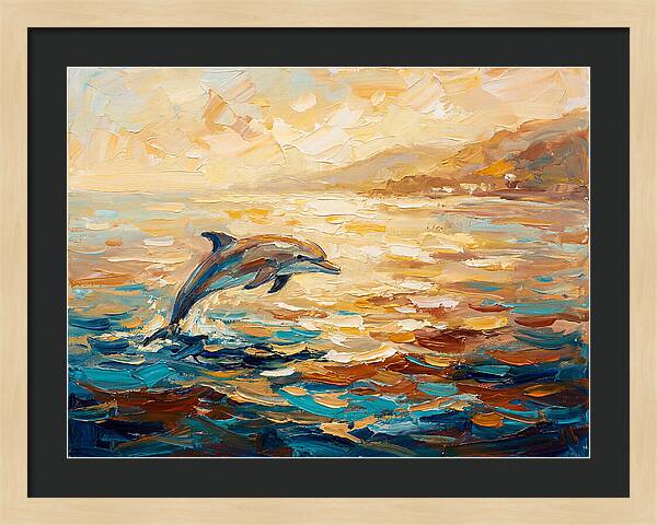 Dolphin Dancing In The Mediterranean