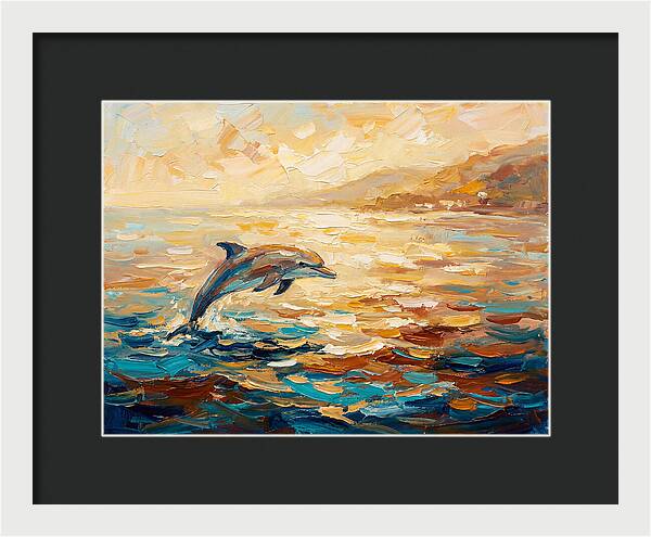 Dolphin Dancing In The Mediterranean