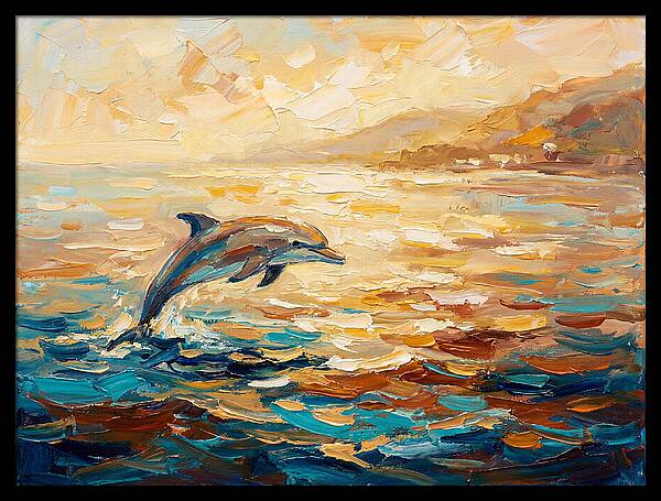 Dolphin Dancing In The Mediterranean