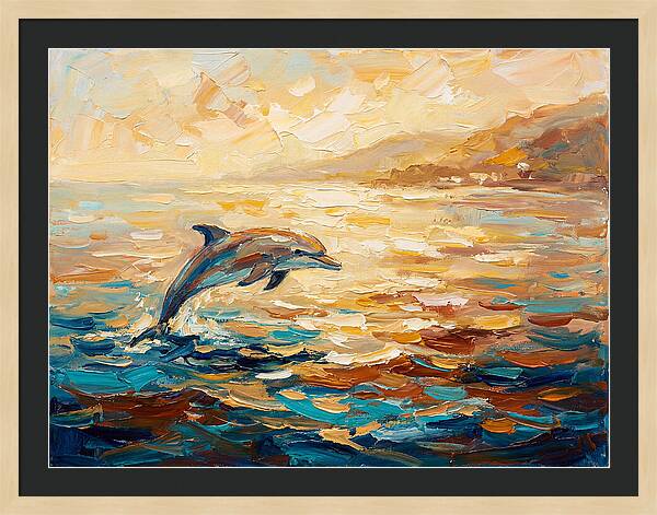 Dolphin Dancing In The Mediterranean